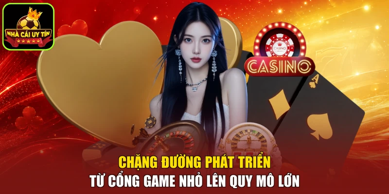 Chặng đường phát triển từ cổng game nhỏ lên quy mô lớn