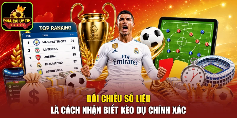 Đối chiếu số liệu là cách nhận biết kèo dụ chính xác