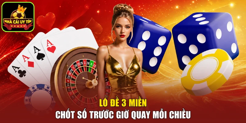 Lô đề 3 miền chốt số trước giờ quay mỗi chiều
